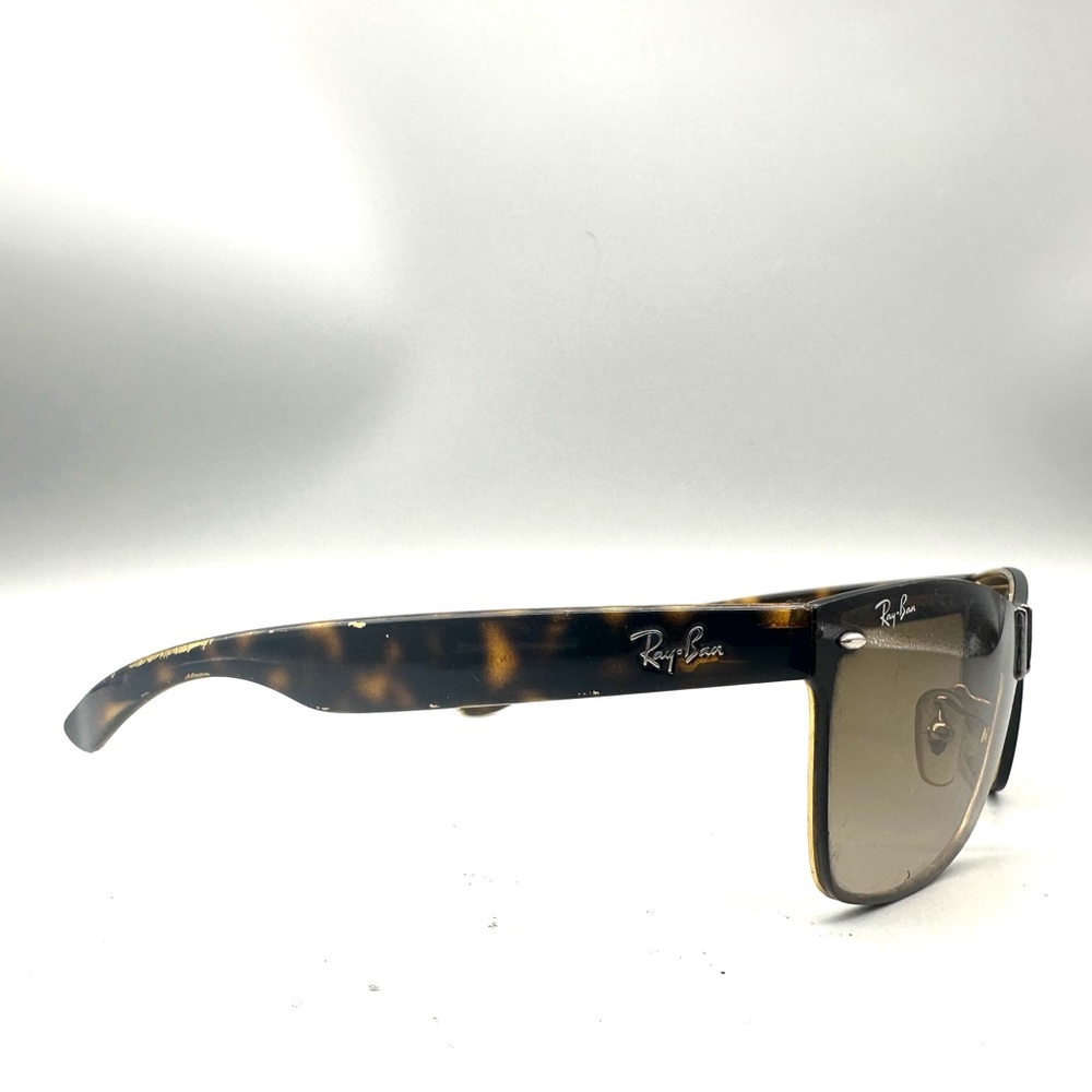 Ray-Ban Brown Gradient Tortoiseshell Shield Sungl… - image 3